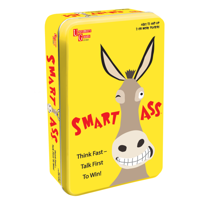 University Games Smart Ass Card Game: Tin Edition