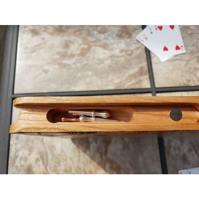 Unique Wood Products Wooden Cribbage Board:  Middle Earth