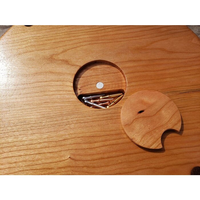 Unique Wood Products Wooden Cribbage Board: Middle Earth - Round