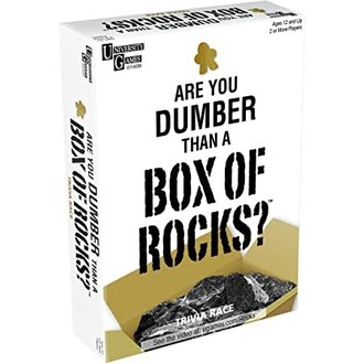 University Games Are You Dumber Than a Box of Rocks? - Trivia Game University Games Are You Dumber Than a Box of Rocks? - Trivia Game
