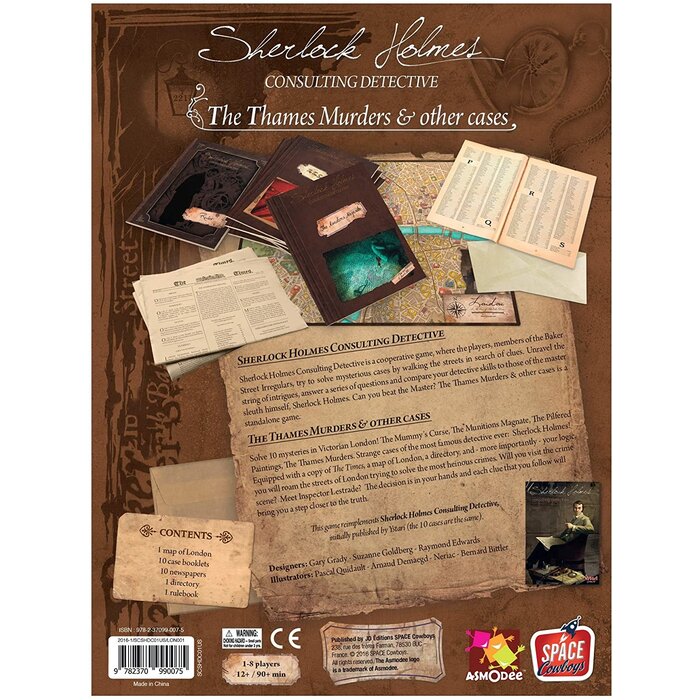 Space Cowboys Sherlock Holmes Consulting Detective - The Thames Murder & Other Cases