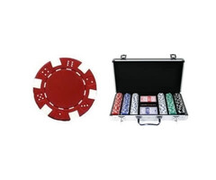 Poker Poker Chips - 300 pcs w/ Dice & Aluminium Case (11.5g)