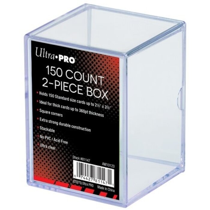 Ultra Pro Card Box 2 Piece - 150 Count