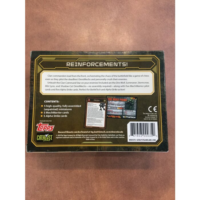 Catalyst Games Battletech: Clan Command Star