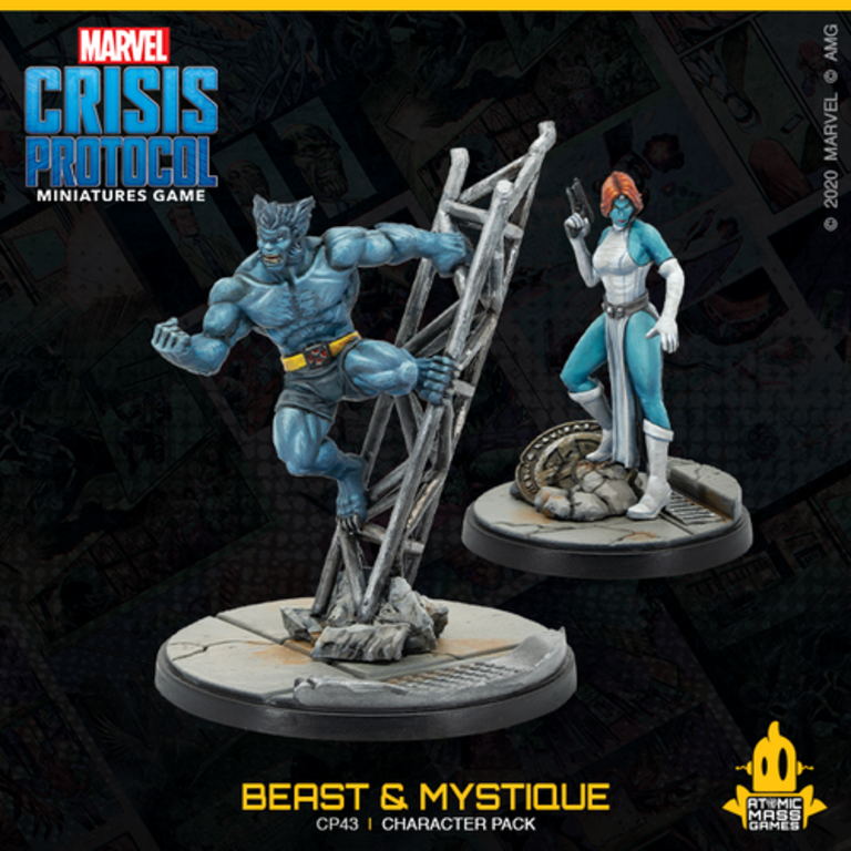 Crisis Protocol Beast and Mystique Pack Marvel 