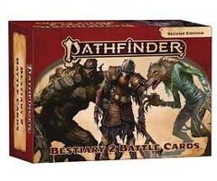 Paizo Publishing Pathfinder RPG 2E Bestiary 2 Battle Cards