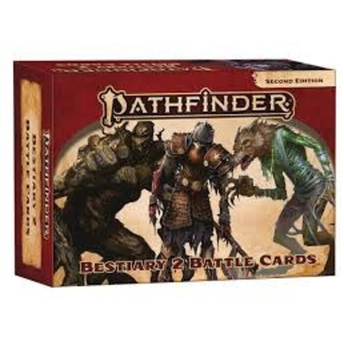 Paizo Publishing Pathfinder RPG 2E Bestiary 2 Battle Cards