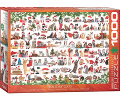 Eurographics 1000 pcs - Holiday Cats