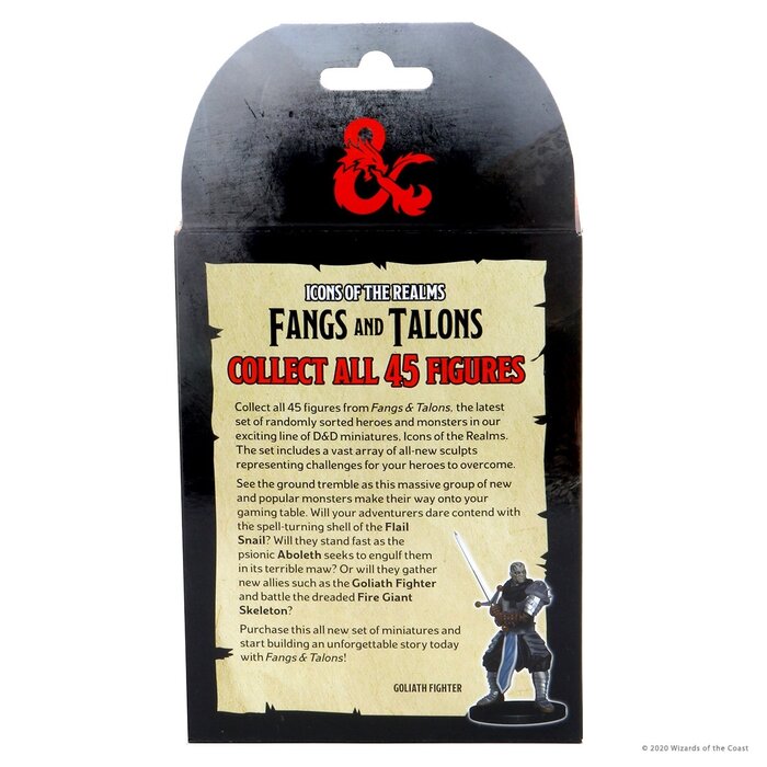 Wizkids/NECA LLC D&D  Icons of the Realms: Miniature Booster - Fangs and Talons