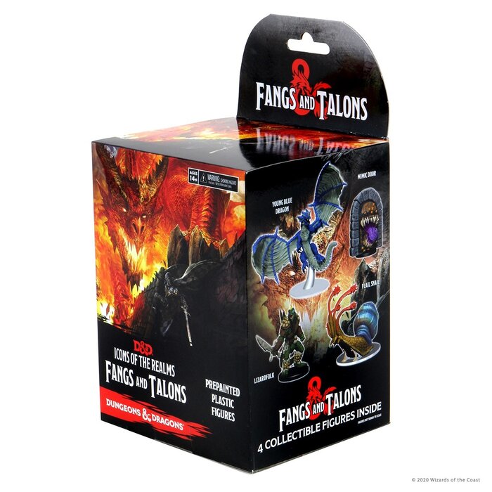 Wizkids/NECA LLC D&D  Icons of the Realms: Miniature Booster - Fangs and Talons