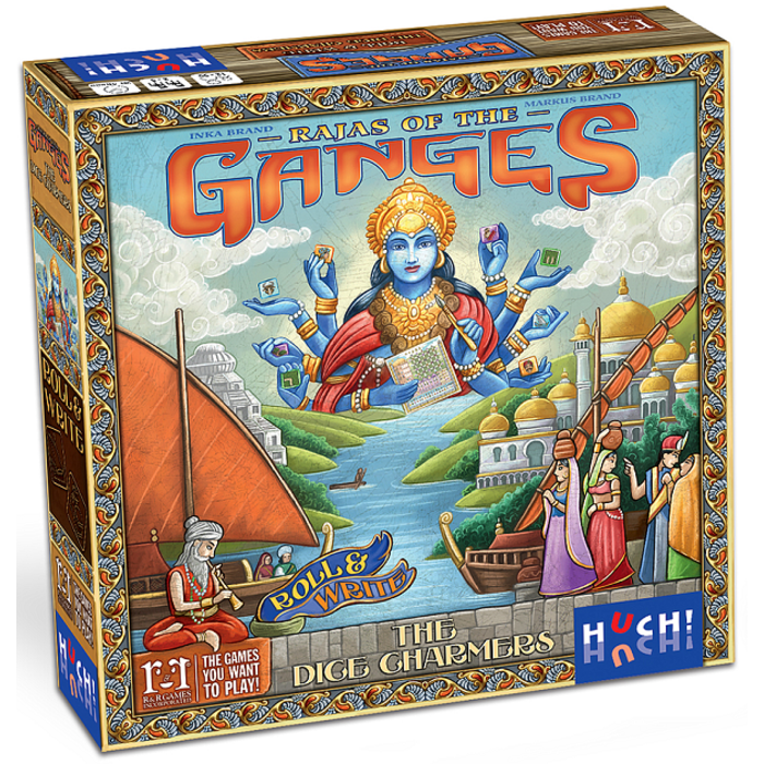 R&R Games Rajas of the Ganges: Dice Charmers Roll & Write