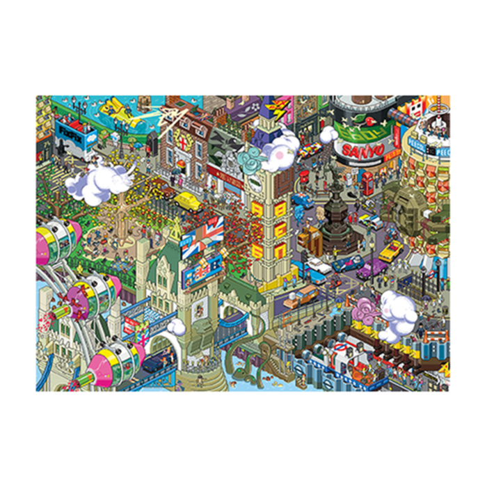 Heye Puzzles 1000 pcs - Pixorama: London Quest (eBoy)