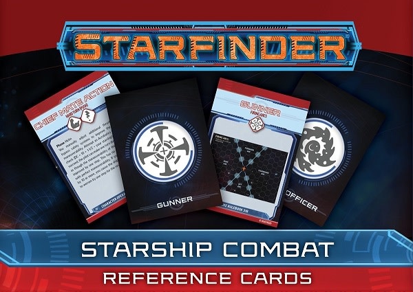 Paizo Publishing Starfinder RPG: Starship Combat Reference Cards