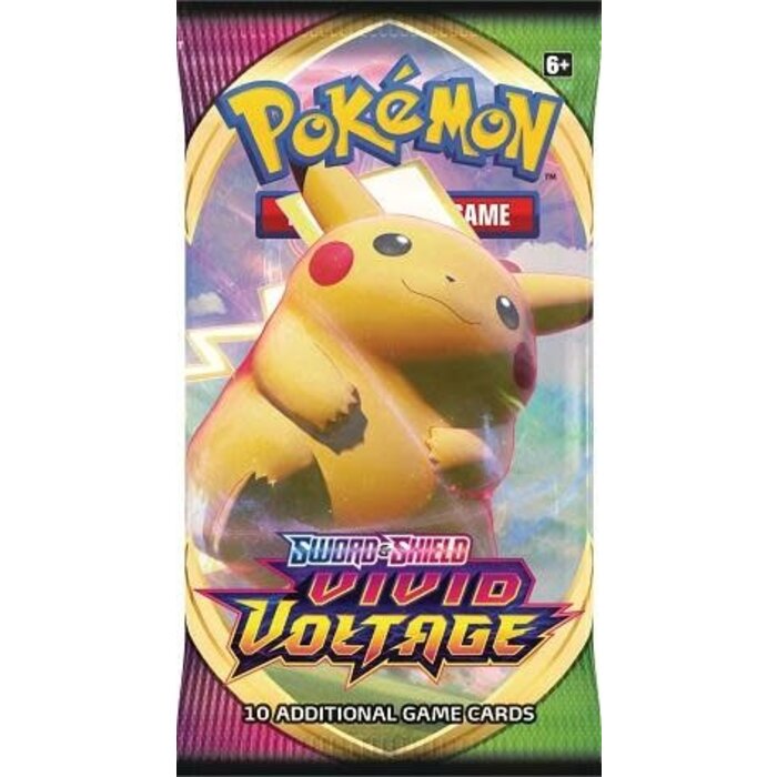 The Pokemon Company International Pokemon TCG - Sword & Shield: Vivid Voltage Booster Pack *LIMIT 6 PER HOUSEHOLD*