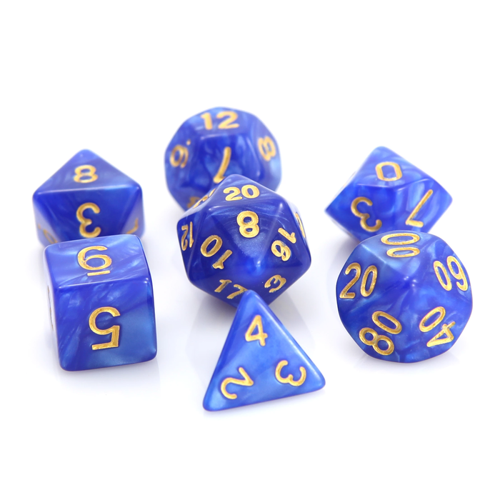 Die Hard Dice 7-Piece Polyhedral RPG Dice Set - Swirl (Assorted Colours)