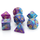 7-Piece RPG Dice Set: Marble (Assorted Colours)