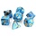 7-Piece RPG Dice Set: Marble (Assorted Colours)