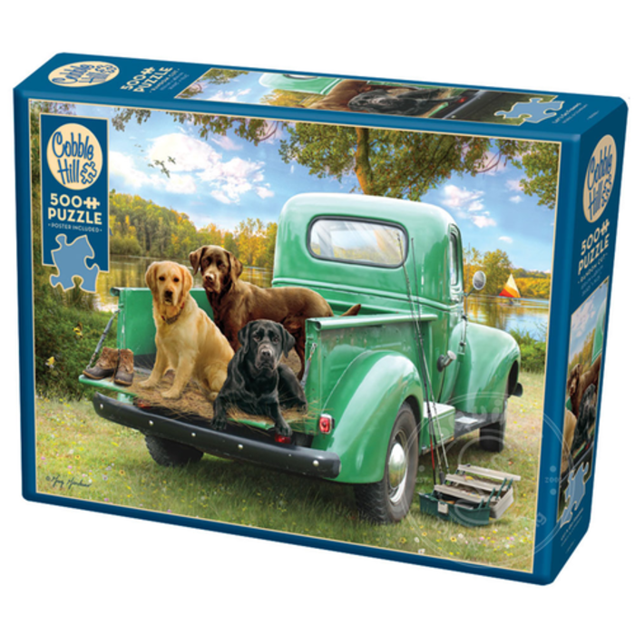 Cobble Hill Puzzles 500 pcs - Let's Go Fishing