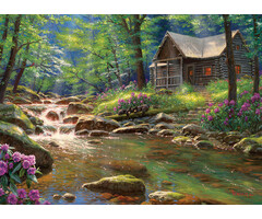 Cobble Hill Puzzles 1000 pcs - Fishing Cabin
