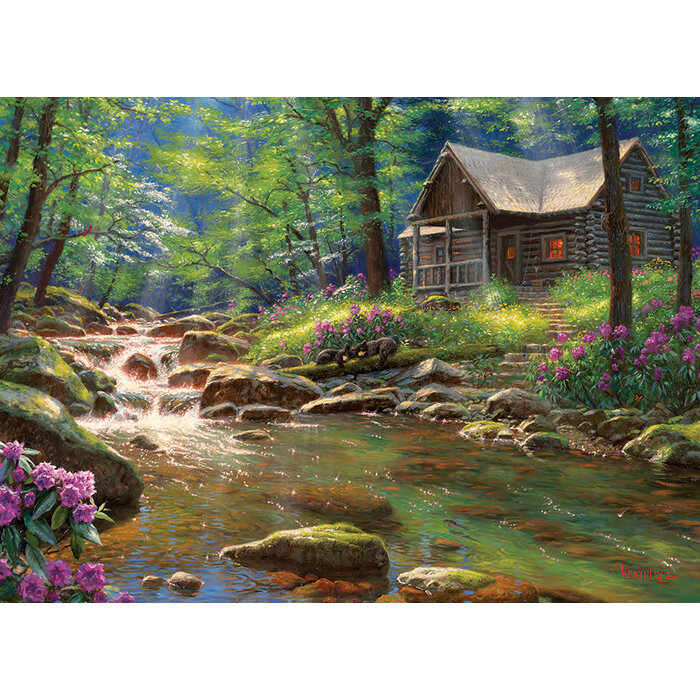 Cobble Hill Puzzles 1000 pcs - Fishing Cabin