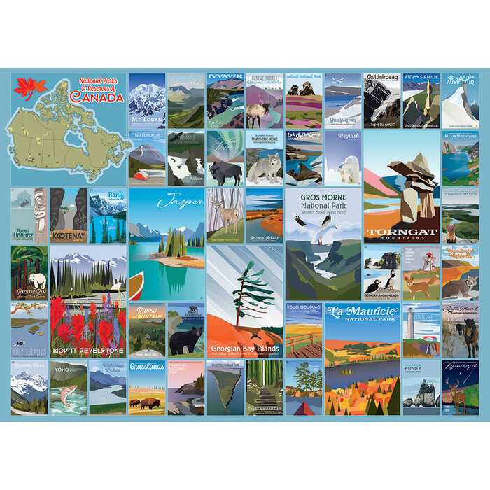 Cobble Hill Puzzles 1000 pcs - National Parks and Reserves of Canada