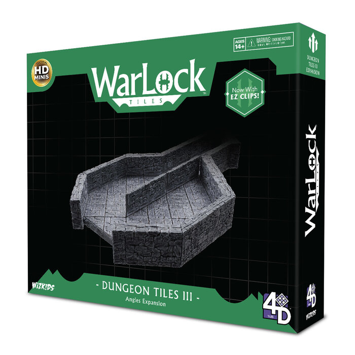 Wizkids/NECA LLC Warlock Tiles: Dungeon Tiles 3 - Angles Expansion