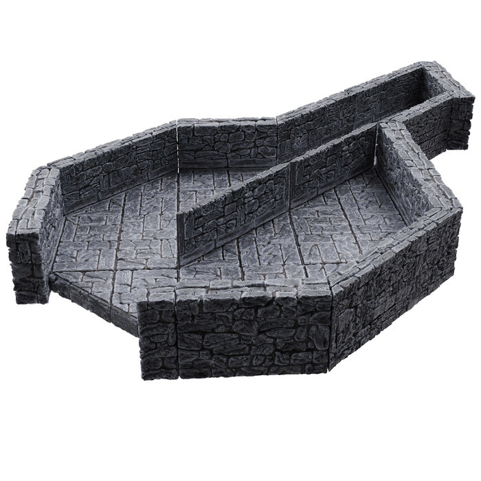 Wizkids/NECA LLC Warlock Tiles: Dungeon Tiles 3 - Angles Expansion