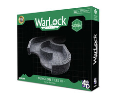 Wizkids/NECA LLC Warlock Tiles: Dungeon Tiles 3 - Curves Expansion