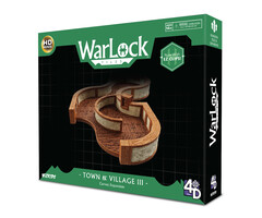 Wizkids/NECA LLC Warlock Tiles: Town & Village 3 - Curves Expansion