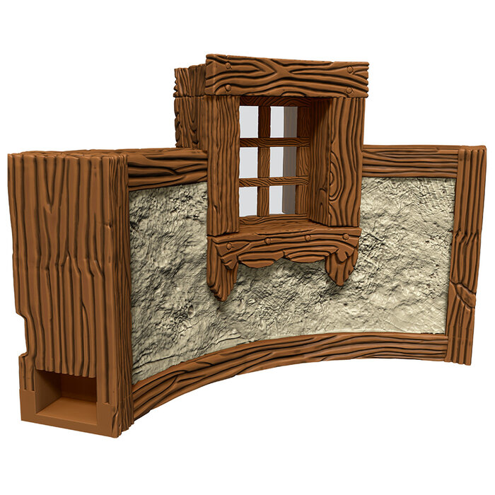 Wizkids/NECA LLC Warlock Tiles: Town & Village 3 - Curves Expansion