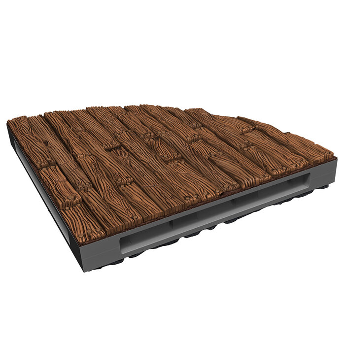 Wizkids/NECA LLC Warlock Tiles: Town & Village 3 - Curves Expansion