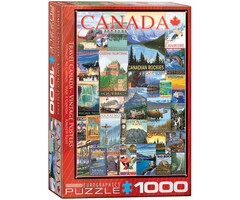 Eurographics 1000 pcs - Travel Canada: Vintage Posters