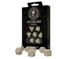 Q-Workshop 7-Piece RPG Dice Set: Dice Macabre