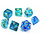 7-Piece RPG Dice Set: Nebula (Assorted Colours)