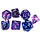 7-Piece RPG Dice Set: Nebula (Assorted Colours)