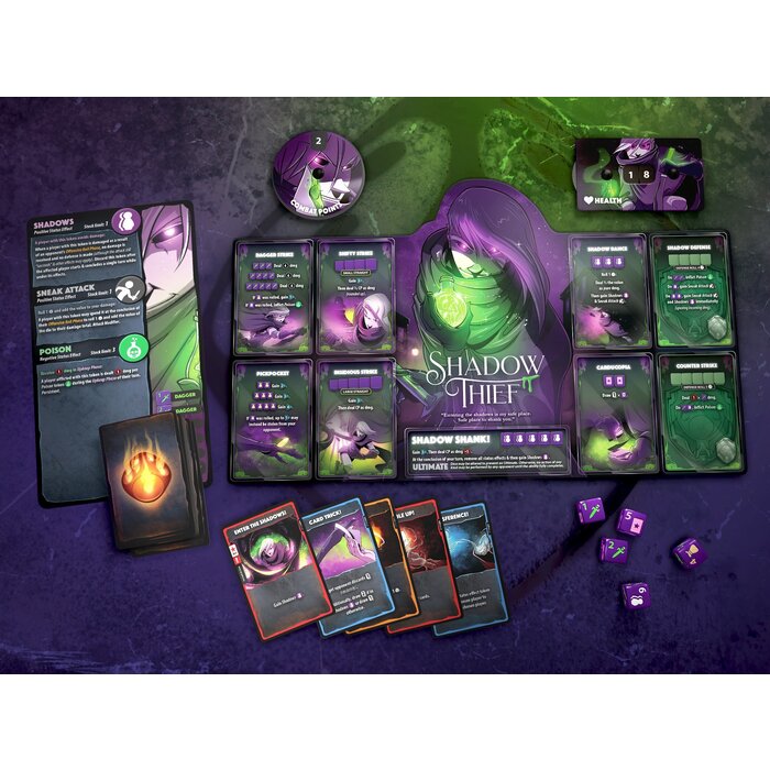 Roxley Games Dice Throne: Season One Rerolled - Pyro v Shadow Thief