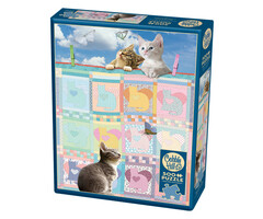 Cobble Hill Puzzles 500 pcs - Quilted Kittens