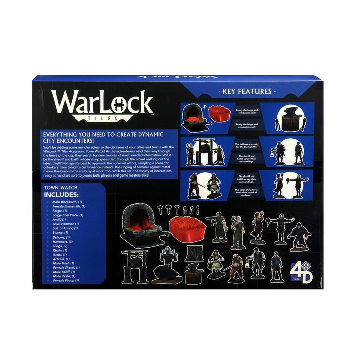 Wizkids/NECA LLC Warlock Tiles: Town Watch