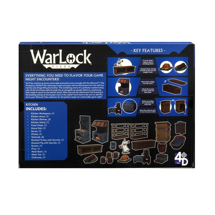 Wizkids/NECA LLC Warlock Tiles: Kitchen