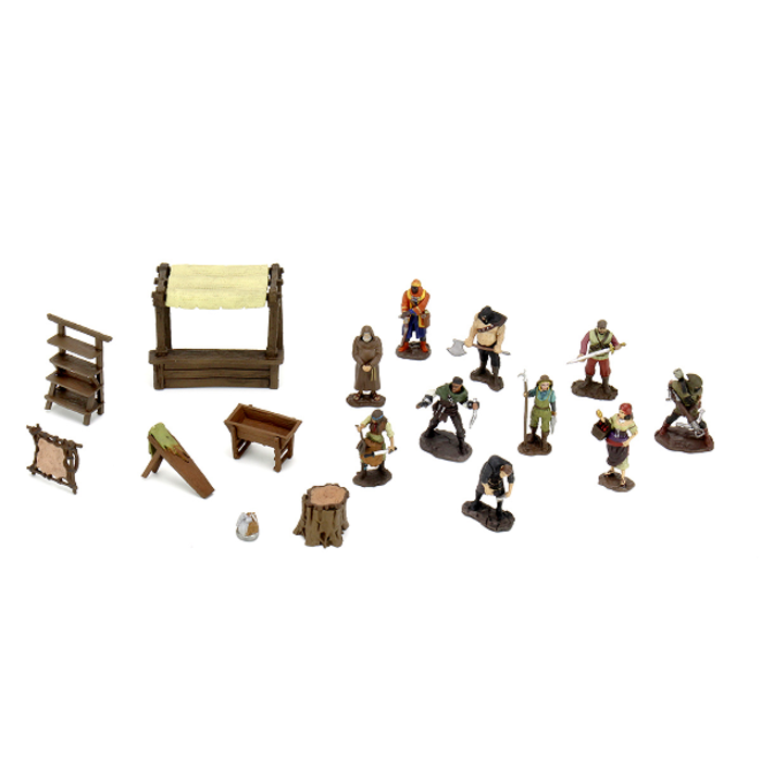 Wizkids/NECA LLC Warlock Tiles: Dungeon Dressings - Merchants