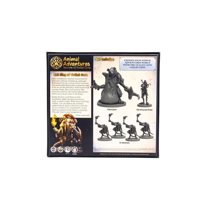 Steamforged Games Animal Adventures: Secrets of Gullet Cove - Rat King of Gullet Cove