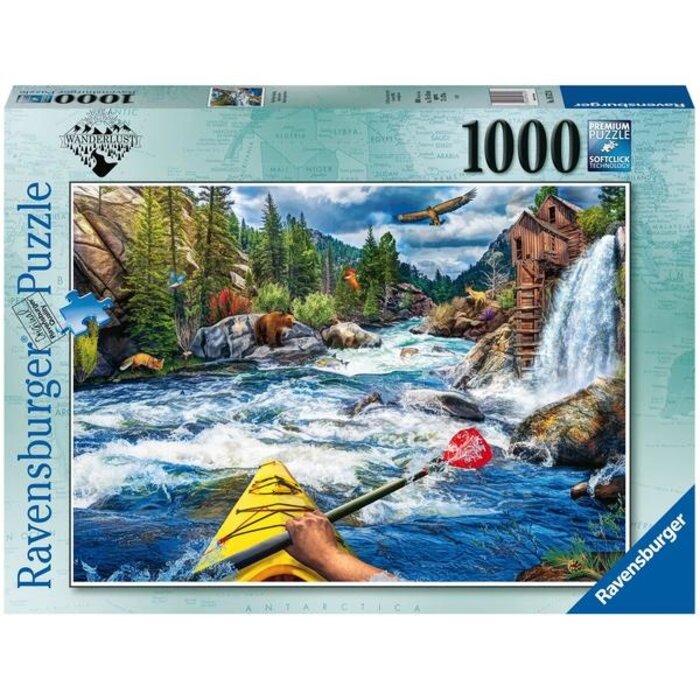 Ravensburger 1000 pcs - Wanderlust: White Water Kayaking