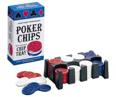 Jax Ltd. Poker Chips - 88 pcs w/ Stackable Chip Tray