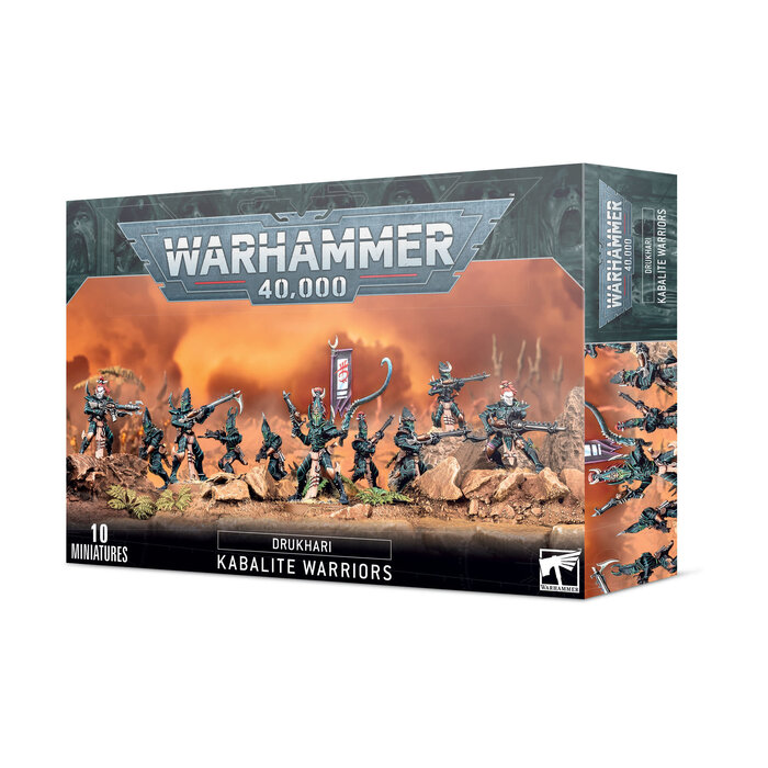 Games Workshop Warhammer 40K: Drukhari - Kabalite Warriors