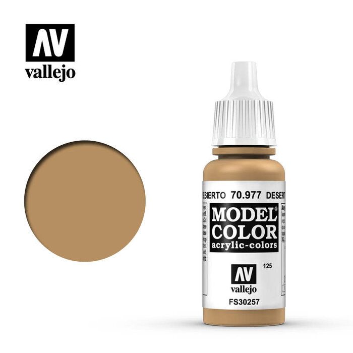 Vallejo Vallejo Model Color Acrylic Paint Desert Yellow 17mL