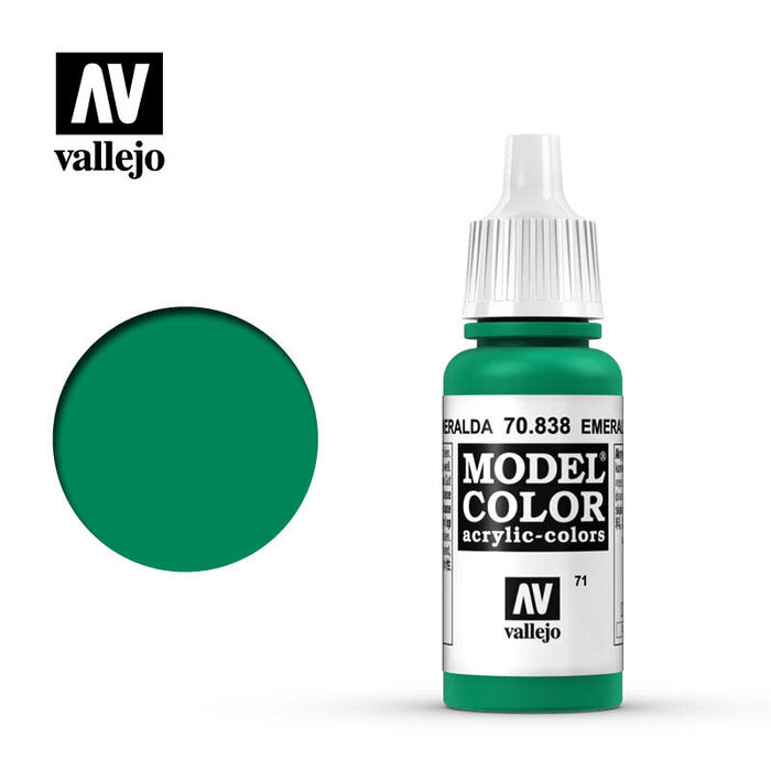 Vallejo Vallejo Model Color Acrylic Paint Emerald 17mL