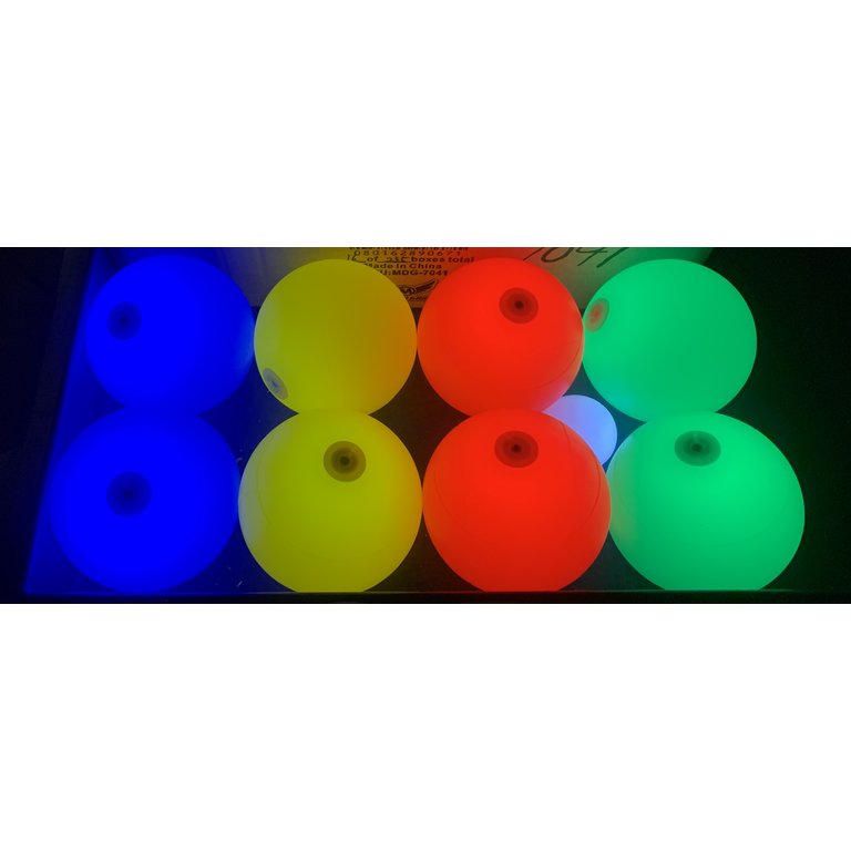 LED Lighted Bocce Ball Set (107mm) Boardgames.ca