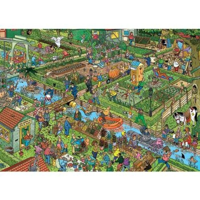 Jumbo Puzzles 1000 pcs - Jan van Haasteren: The Vegetable Garden