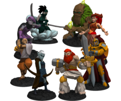 Roxley Games Dice Throne: Season One - Miniatures
