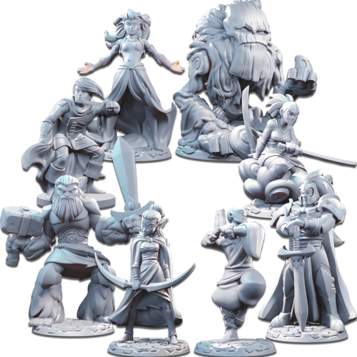 Roxley Games Dice Throne: Season One - Miniatures
